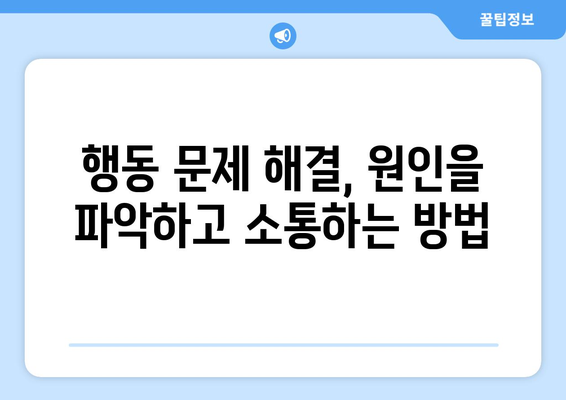 반려견의 행동 이해를 위한 소통 방법