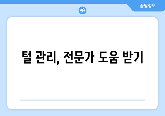 털 빠짐 줄이는 반려견 관리 팁과 방법